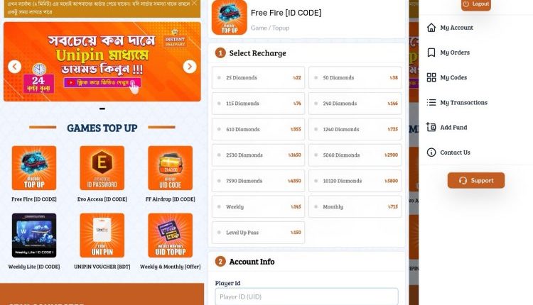 Laravel Special Games Topup Website Source Code Script - WP CODE BAZAR